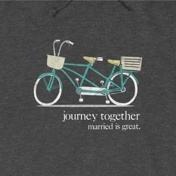 Women's "Journey" Hoodie - Married is Great Clothing Co. - marriage shirt